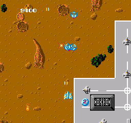 Terra Cresta (Japan) In game screenshot